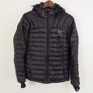 Ravean Heated Tech C6 System Puffer Jacket Black Size Medium